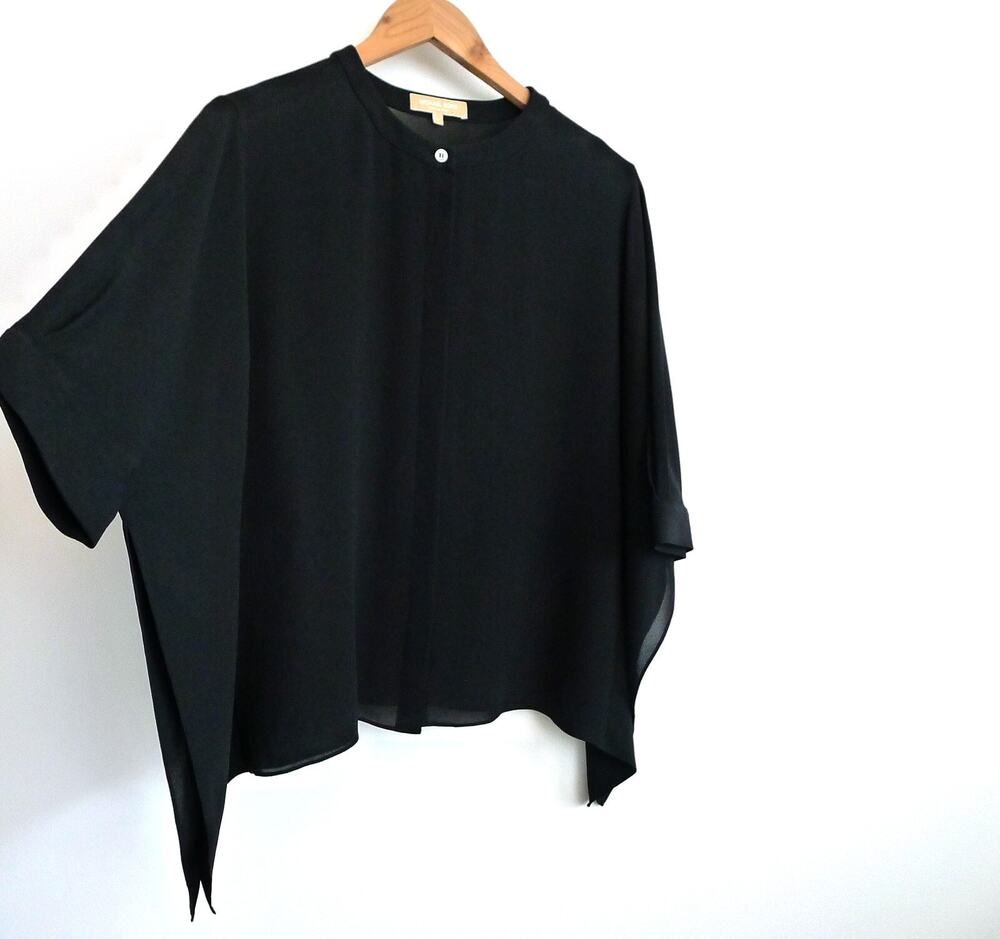MICHAEL KORS COLLECTION Italy Silk Dolman Boxy Blouse Top Nordstrom 6 M $690